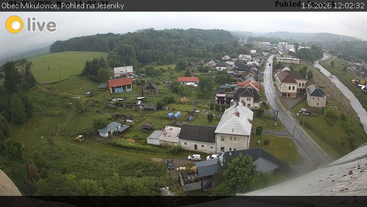 Obec Mikulovice - Pohled na Jeseniky - 1.6.2026 v 12:02
