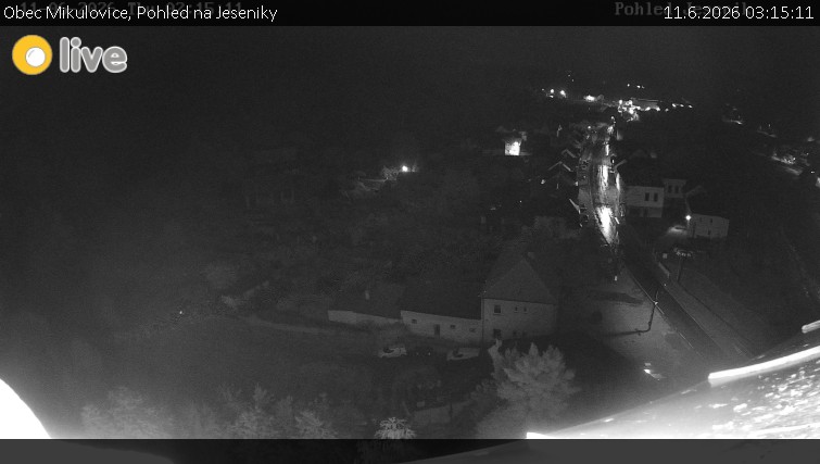 Obec Mikulovice - Pohled na Jeseniky - 11.6.2026 v 03:15