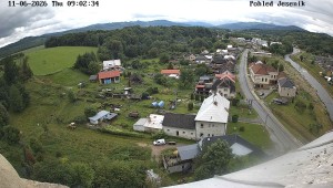 Obec Mikulovice - Pohled na Jeseniky - 11.6.2026 v 10:02 Obec Mikulovice - Pohled na Jeseniky - 11.6.2026 v 10:02