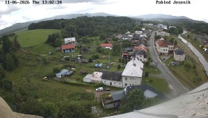 Obec Mikulovice - Pohled na Jeseniky - 11.6.2026 v 14:02 Obec Mikulovice - Pohled na Jeseniky - 11.6.2026 v 14:02