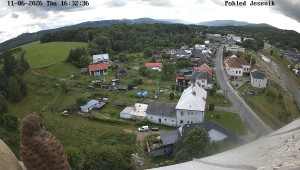 Obec Mikulovice - Pohled na Jeseniky - 11.6.2026 v 17:32 Obec Mikulovice - Pohled na Jeseniky - 11.6.2026 v 17:32