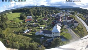Obec Mikulovice - Pohled na Jeseniky - 11.6.2026 v 19:02 Obec Mikulovice - Pohled na Jeseniky - 11.6.2026 v 19:02