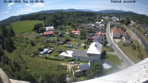 Obec Mikulovice - Pohled na Jeseniky - 16.6.2026 v 11:45 Obec Mikulovice - Pohled na Jeseniky - 16.6.2026 v 11:45