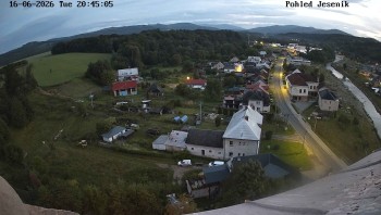 Blick auf das Jeseníky-Gebirge