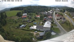 View of the Jeseníky Mountains