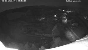 Gemeinde Mikulovice - Blick auf das Jeseníky-Gebirge - 31.7.2026 v 01:45 Gemeinde Mikulovice - Blick auf das Jeseníky-Gebirge - 31.7.2026 v 01:45