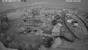 Gemeinde Mikulovice - Blick auf das Jeseníky-Gebirge - 31.7.2026 v 04:45 Gemeinde Mikulovice - Blick auf das Jeseníky-Gebirge - 31.7.2026 v 04:45