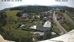 View of the Jeseníky Mountains