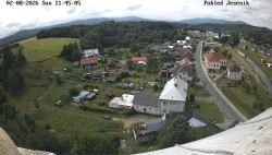 Blick auf das Jeseníky-Gebirge