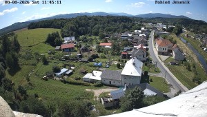 Gmina Mikulovice - Widok na Jesioniki - 8.8.2026 v 12:45 Gmina Mikulovice - Widok na Jesioniki - 8.8.2026 v 12:45