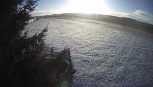 Letiště Třebíč - Pohled na východ - 31.12.2025 v 09:30 Letiště Třebíč - Pohled na východ - 31.12.2025 v 09:30