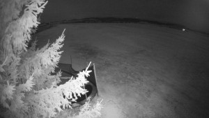 Letiště Třebíč - Pohled na východ - 2.1.2026 v 03:30