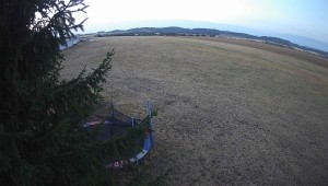 Letiště Třebíč - Pohled na východ - 8.8.2026 v 05:45 Letiště Třebíč - Pohled na východ - 8.8.2026 v 05:45
