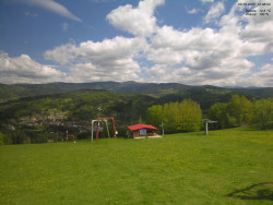 Pohled na Krkonoše
