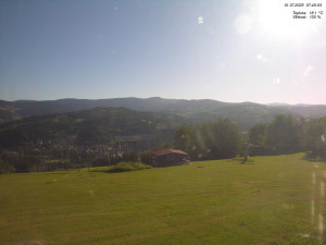 Skiareál Kamenec - Jablonec nad Jizerou - Pohled na Krkonoše - 1.7.2025 v 07:45