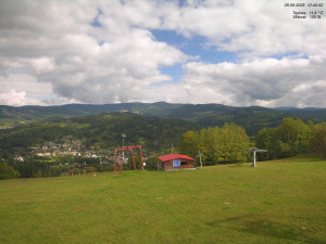 Skiareál Kamenec - Jablonec nad Jizerou - Pohled na Krkonoše - 29.9.2025 v 12:45