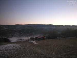 Skiareál Kamenec - Jablonec nad Jizerou - Pohled na Krkonoše - 27.12.2025 v 07:45