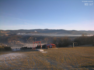 Skiareál Kamenec - Jablonec nad Jizerou - Pohled na Krkonoše - 27.12.2025 v 09:15 Skiareál Kamenec - Jablonec nad Jizerou - Pohled na Krkonoše - 27.12.2025 v 09:15