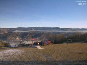 Skiareál Kamenec - Jablonec nad Jizerou - Pohled na Krkonoše - 27.12.2025 v 09:45