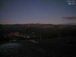 Skiareál Kamenec - Jablonec nad Jizerou - Pohled na Krkonoše - 27.12.2025 v 16:45