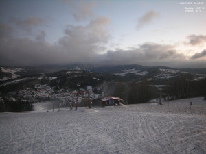 Skiareál Kamenec - Jablonec nad Jizerou - Pohled na Krkonoše - 30.12.2025 v 07:45