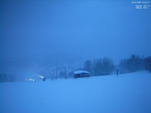 Skiareál Kamenec - Jablonec nad Jizerou - Pohled na Krkonoše - 2.1.2026 v 07:45