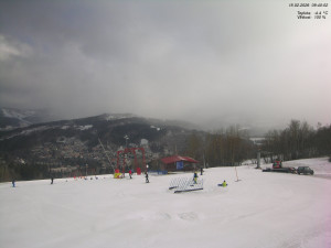 Skiareál Kamenec - Jablonec nad Jizerou - Pohled na Krkonoše - 15.2.2026 v 09:45