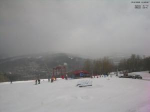 Skiareál Kamenec - Jablonec nad Jizerou - Pohled na Krkonoše - 15.2.2026 v 10:45