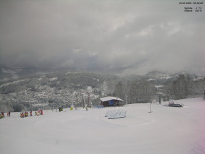 Skiareál Kamenec - Jablonec nad Jizerou - Pohled na Krkonoše - 18.2.2026 v 09:00