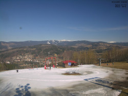 Pohled na Krkonoše