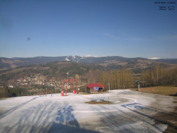 Pohled na Krkonoše