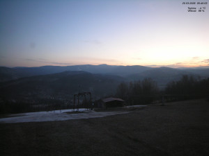 Skiareál Kamenec - Jablonec nad Jizerou - Pohled na Krkonoše - 20.3.2026 v 05:45 Skiareál Kamenec - Jablonec nad Jizerou - Pohled na Krkonoše - 20.3.2026 v 05:45