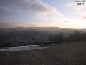 Skiareál Kamenec - Jablonec nad Jizerou - Pohled na Krkonoše - 20.3.2026 v 06:45 Skiareál Kamenec - Jablonec nad Jizerou - Pohled na Krkonoše - 20.3.2026 v 06:45