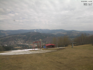 Skiareál Kamenec - Jablonec nad Jizerou - Pohled na Krkonoše - 20.3.2026 v 11:45