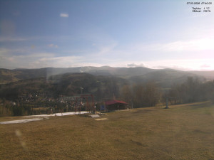 Skiareál Kamenec - Jablonec nad Jizerou - Pohled na Krkonoše - 27.3.2026 v 07:45