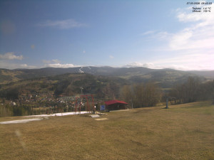 Skiareál Kamenec - Jablonec nad Jizerou - Pohled na Krkonoše - 27.3.2026 v 08:45