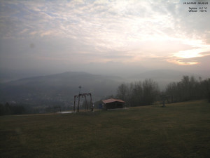 Skiareál Kamenec - Jablonec nad Jizerou - Pohled na Krkonoše - 16.4.2026 v 06:45