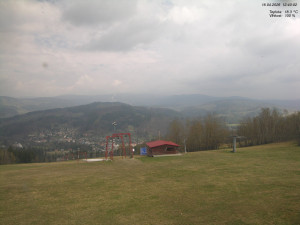 Skiareál Kamenec - Jablonec nad Jizerou - Pohled na Krkonoše - 16.4.2026 v 12:45
