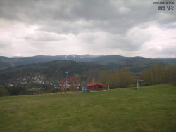 Pohled na Krkonoše