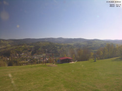 Pohled na Krkonoše