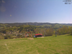 Pohled na Krkonoše