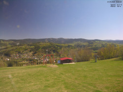 Pohled na Krkonoše