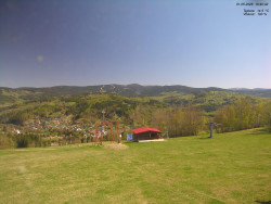 Pohled na Krkonoše