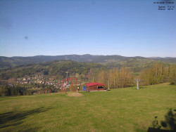 Pohled na Krkonoše