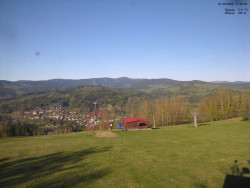 Pohled na Krkonoše