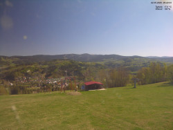 Pohled na Krkonoše