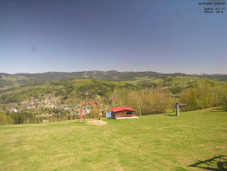 Pohled na Krkonoše