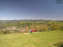 Pohled na Krkonoše