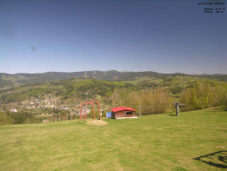 Pohled na Krkonoše