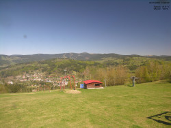 Pohled na Krkonoše